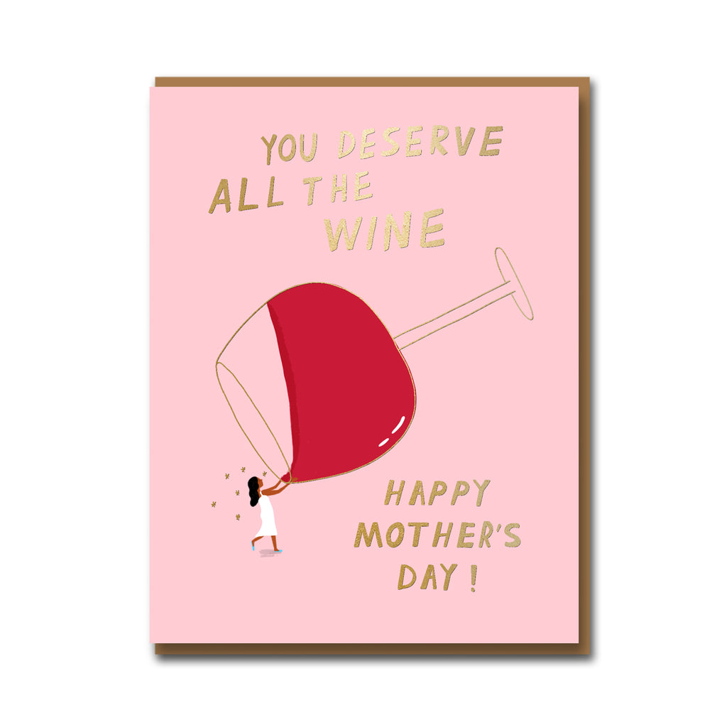 Carolyn Suzuki All The Vino Mother's Day Card