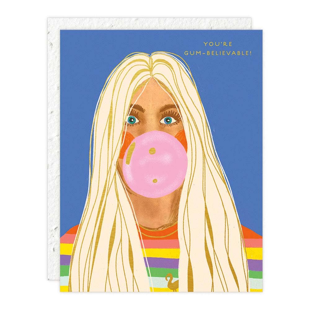 Seedlings - Gum-believable - Congratulations Card