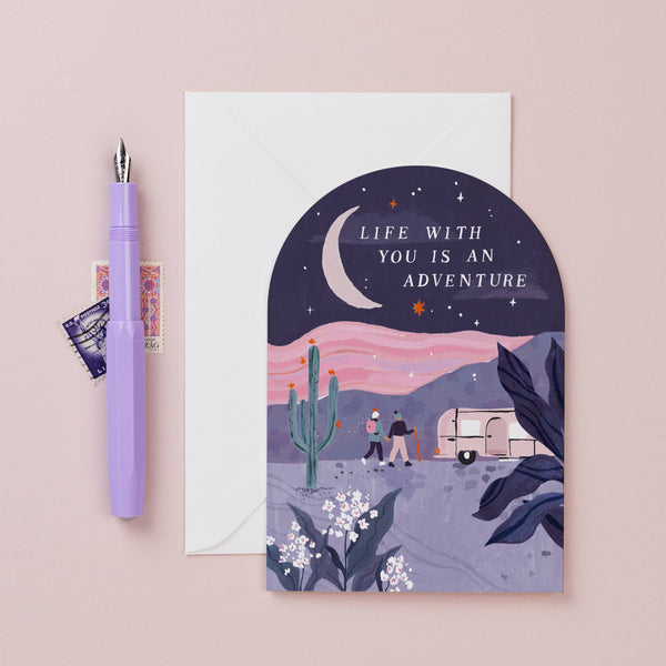 Sister Paper Co. Desert Adventure Card | Valentine's Day Cards