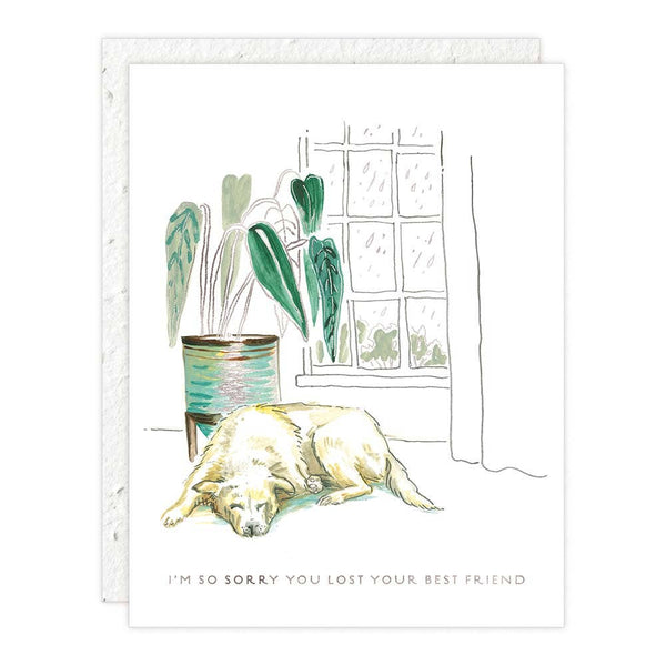 Seedlings - Best Friend Pet Sympathy Card