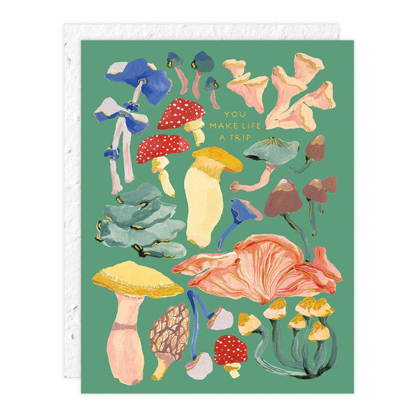 Seedlings - Shrooms - Love + Friendship Card