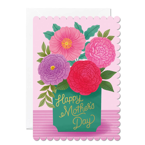 Ricicle Cards - Happy Mother's Day Vase Card