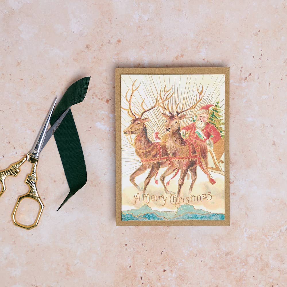 Katie Leamon - Relove Sleigh Christmas Mini Card