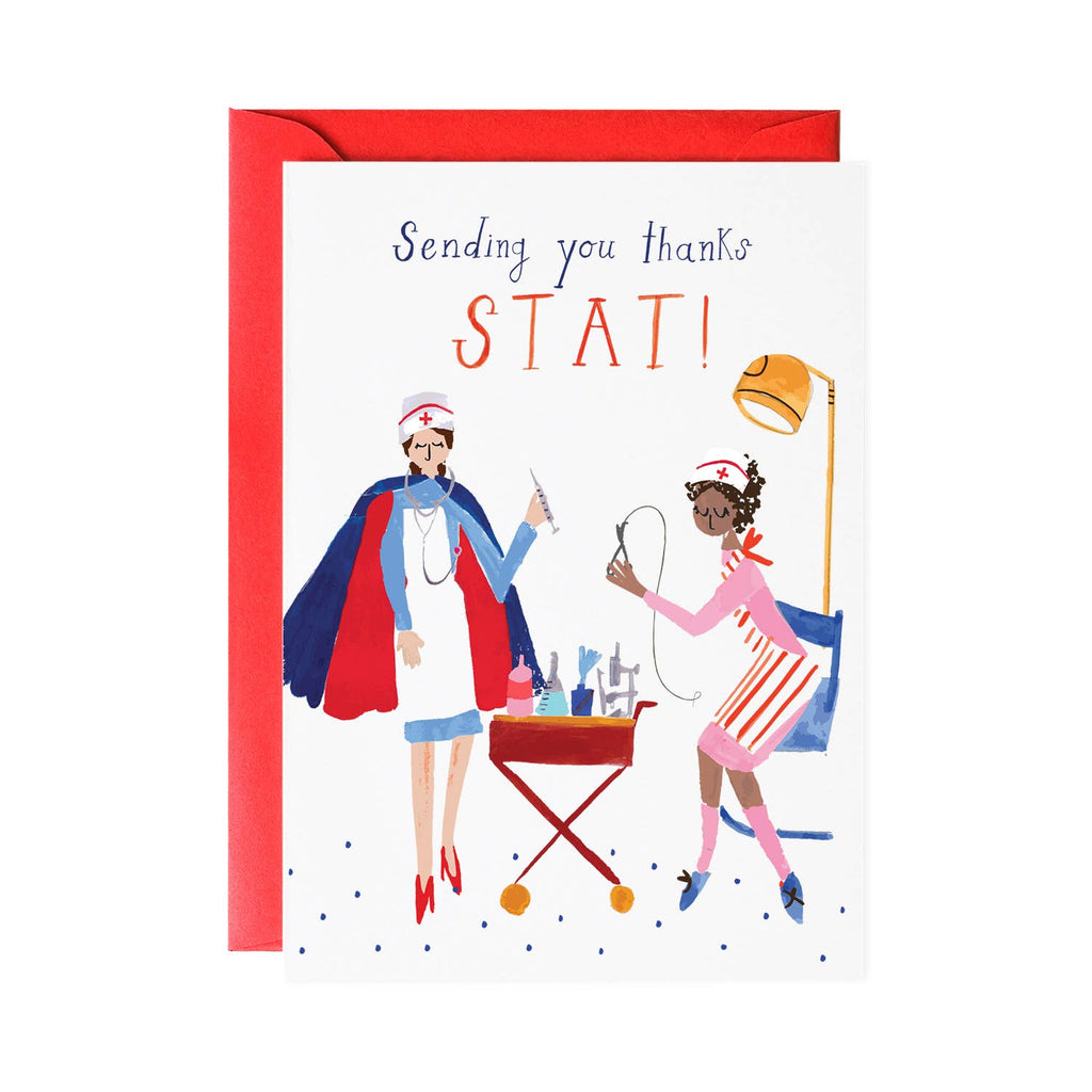 Mr. Boddington's Studio - Gratitude, Stat! Thank You Card
