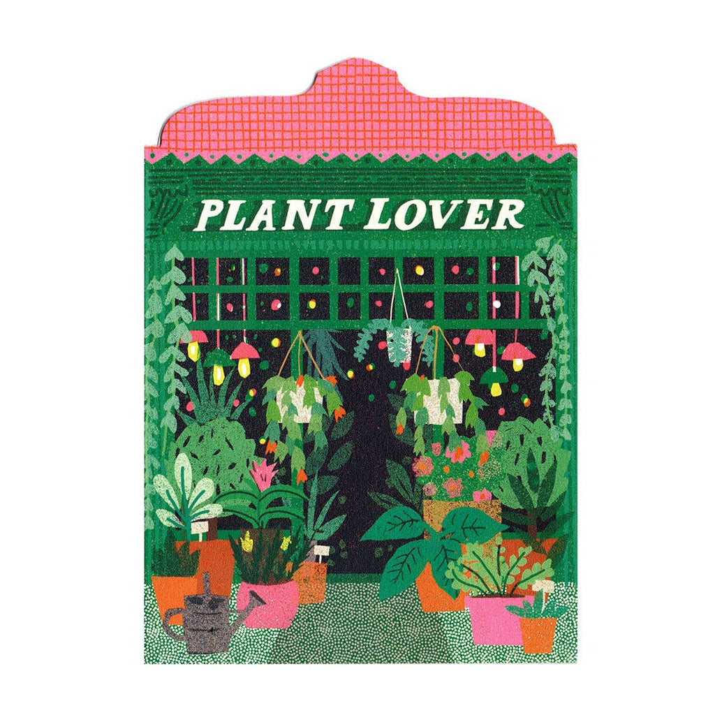 The Printed Peanut - Plant Lover Shop Die Cut Birthday Card