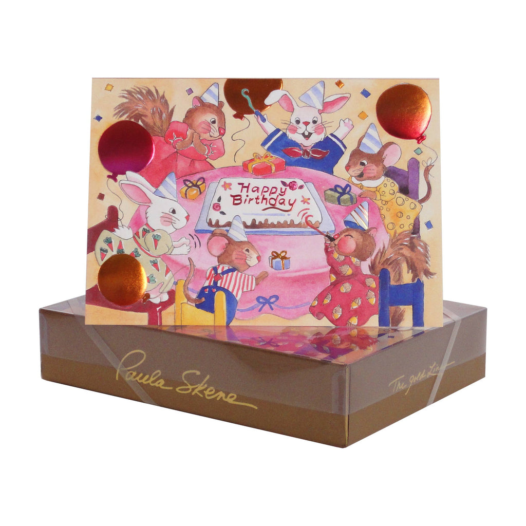 PAULA SKENE DESIGNS - Party Animals Birthday Card