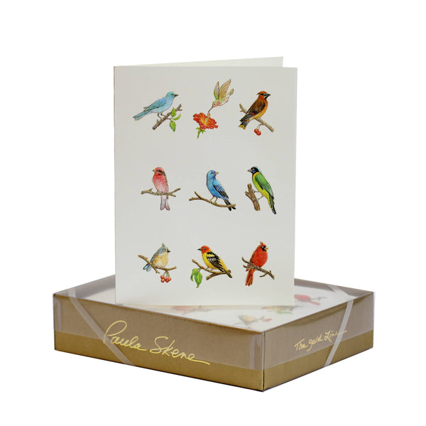 PAULA SKENE DESIGNS - Bird Medley Mother's Day Card