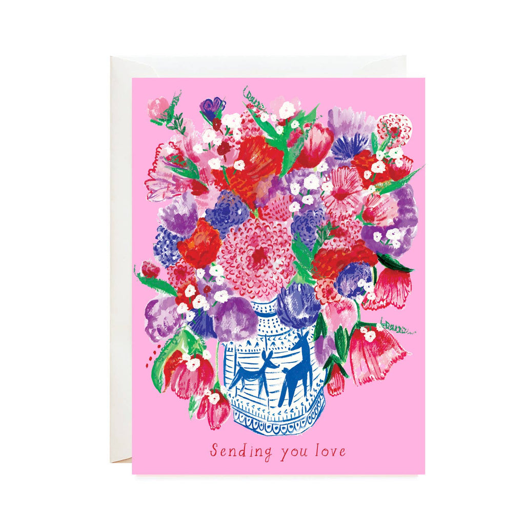 Mr. Boddington's Studio - Sympathy Bouquet Greeting Card