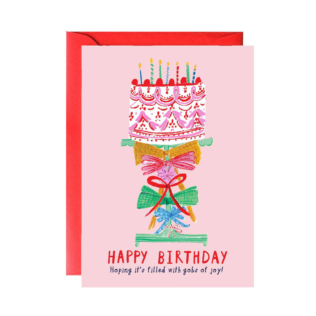 Mr. Boddington's Studio - Ribbons on the Cake Birthday Card