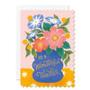 Ricicle Cards - Wonderful Teacher Vase Thank You Card