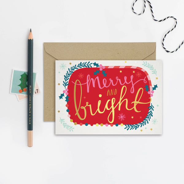 Mifkins - Merry and Bright Christmas Card