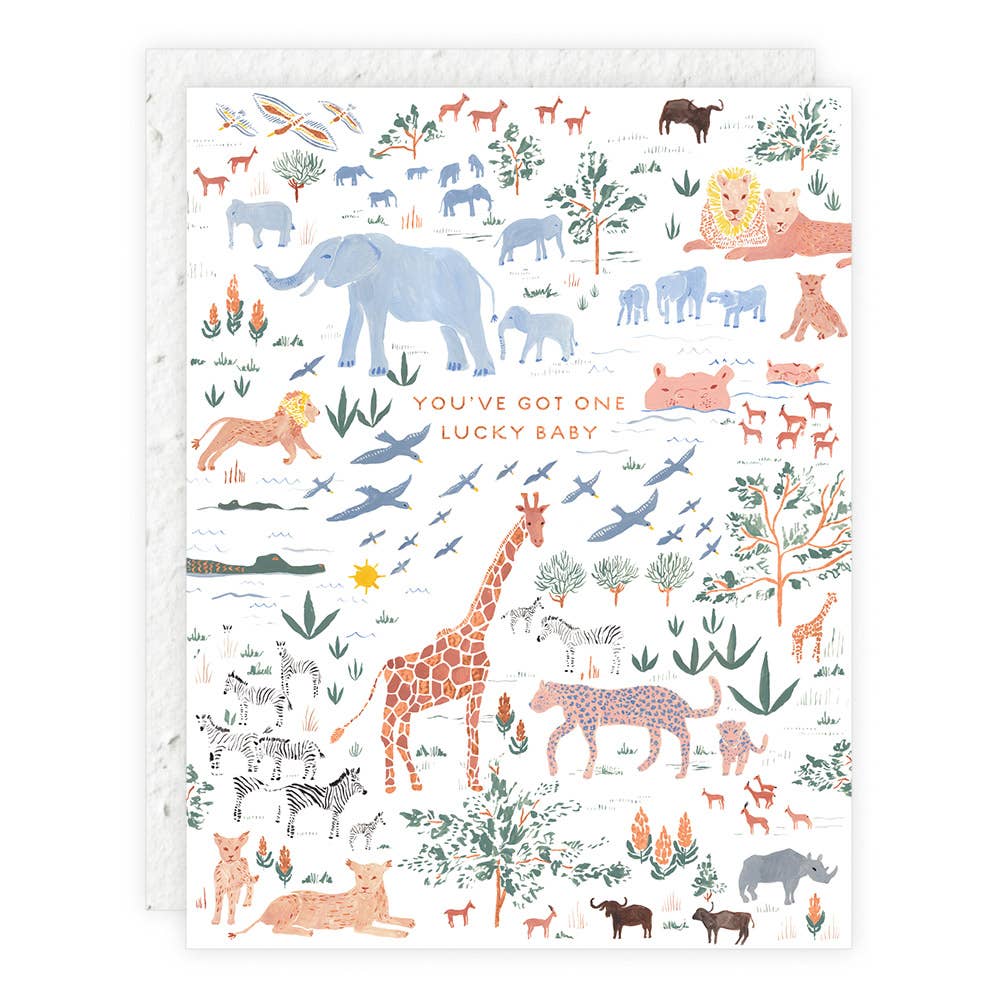 Seedlings - Lucky Baby Card