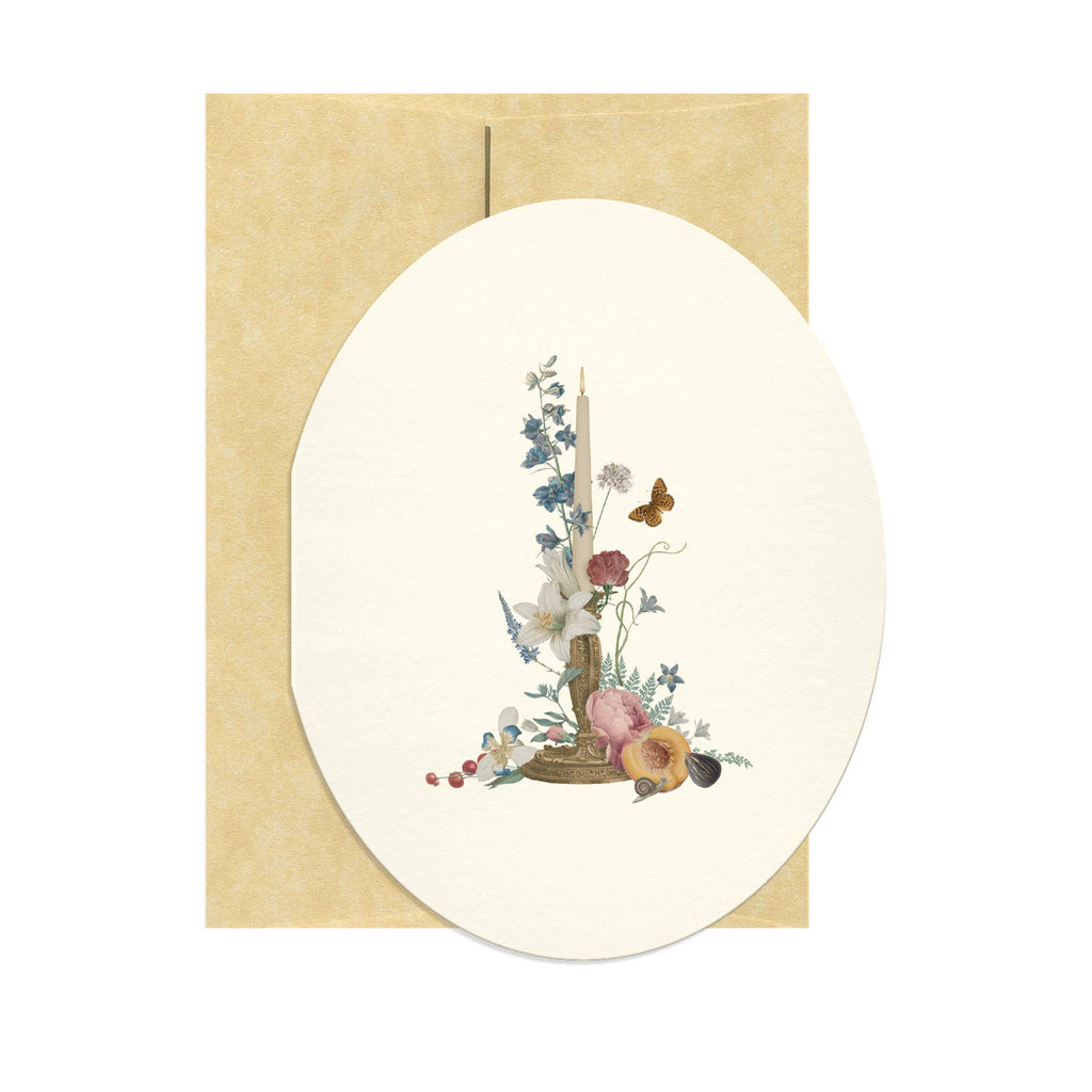 Open Sea - Candlestick Vanitas Greeting Card