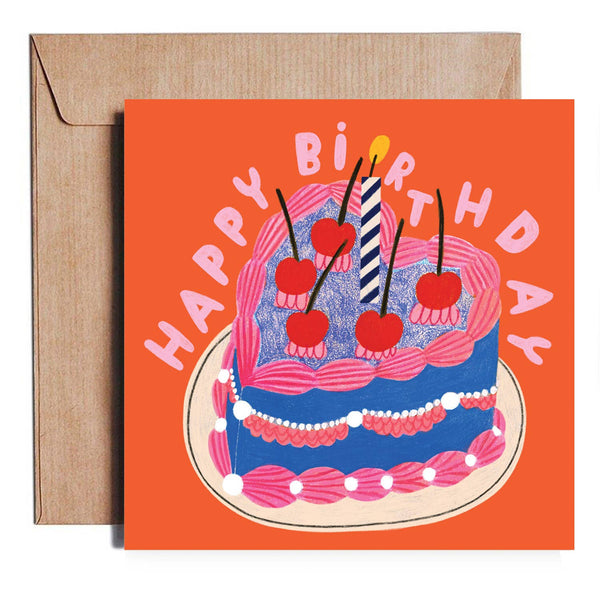 Daria Solak Illustrations - BIRTHDAY CAKE Card