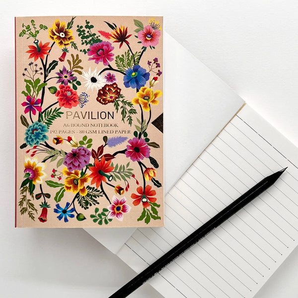 Pavilion - Tree of Life A6 Buckram Embossed Foiled Notebook