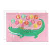 Ricicle Cards Birthday Alligator Card