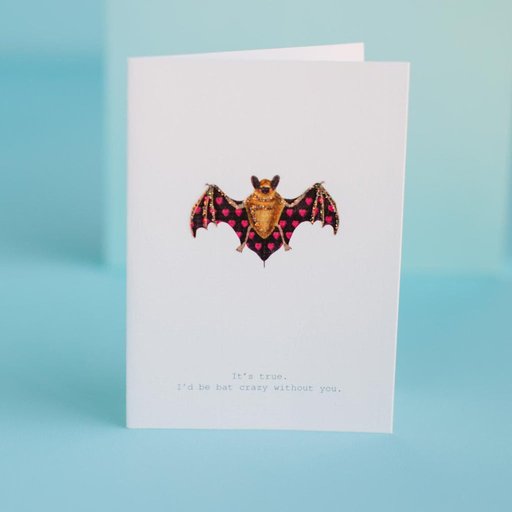 TokyoMilk Bat Crazy Without You Greeting Card