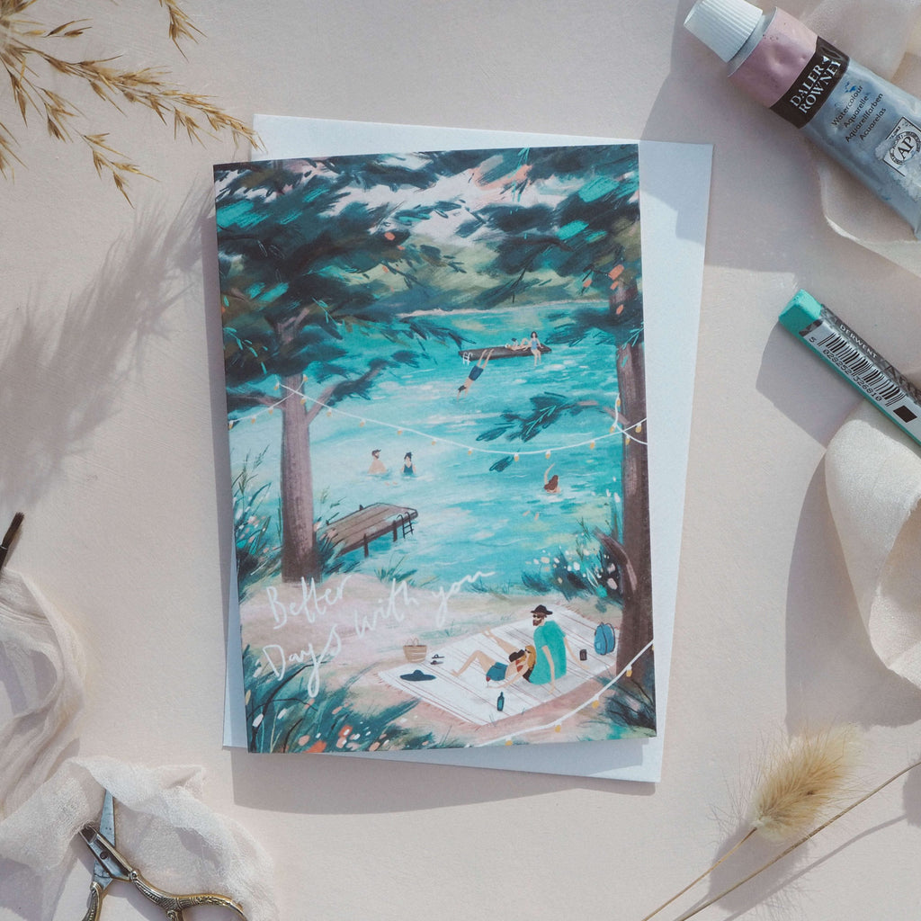 Imogen Davis Better Together Greeting Card