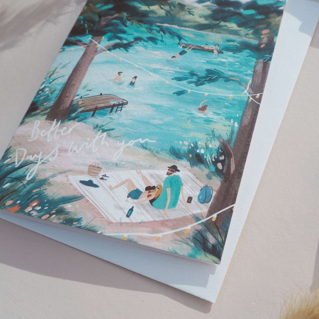 Imogen Davis Better Together Greeting Card