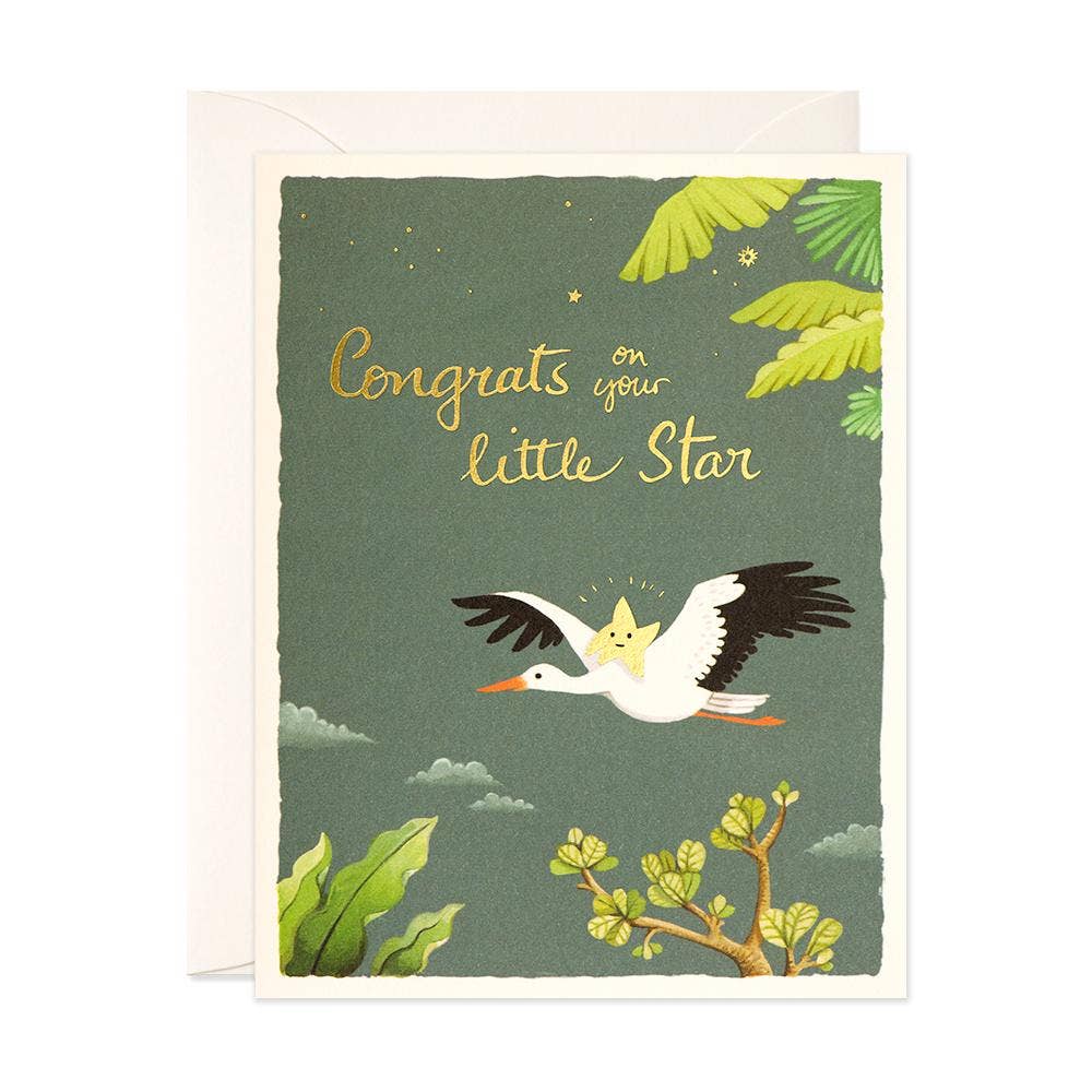 JooJoo Paper Baby Star Card
