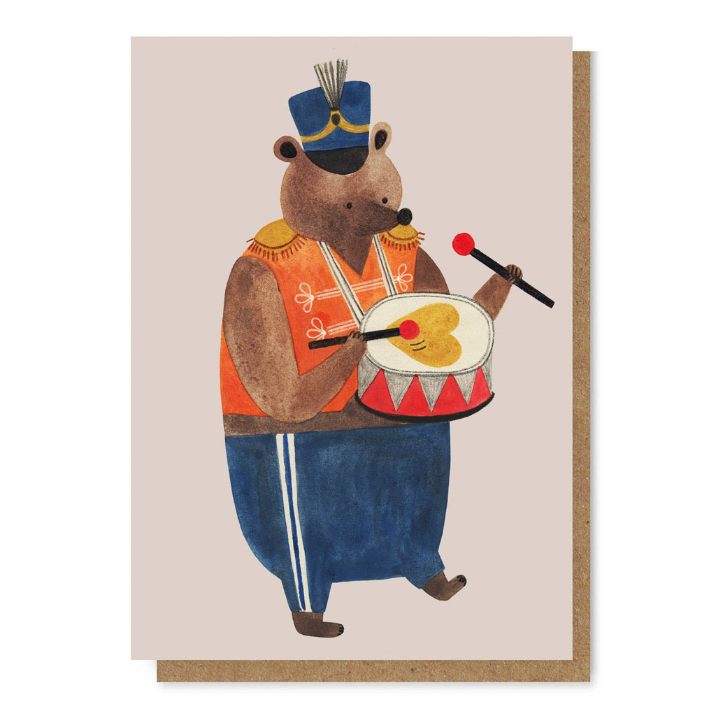 Daria Solak Illustrations - LOVE DRUMMER Card