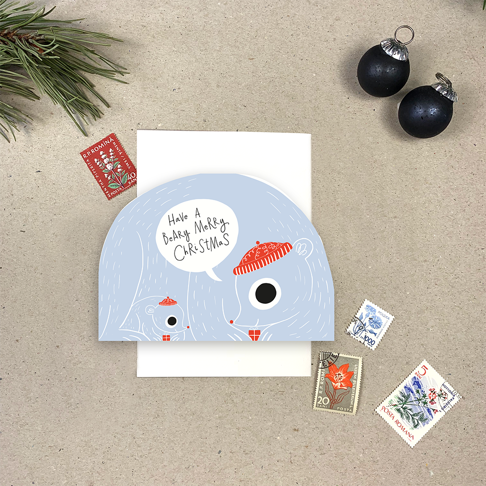 Imogen Owen A Beary Merry Christmas Card