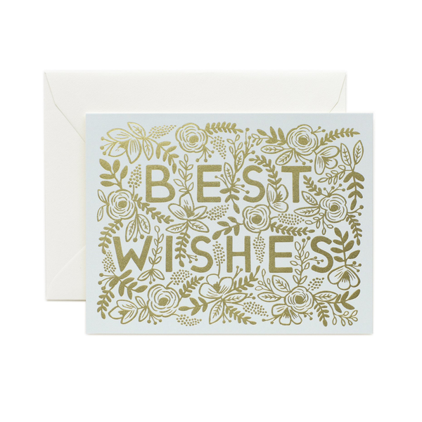 Rifle Paper Co. Best Wishes Card 