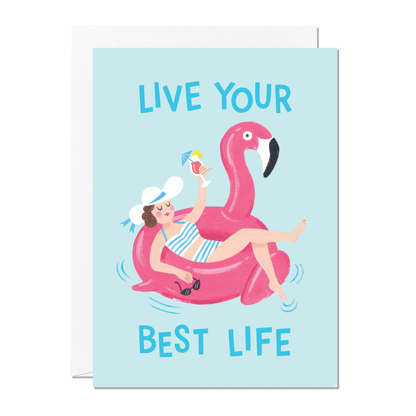 Ricicle Cards Live Your Best Life Card