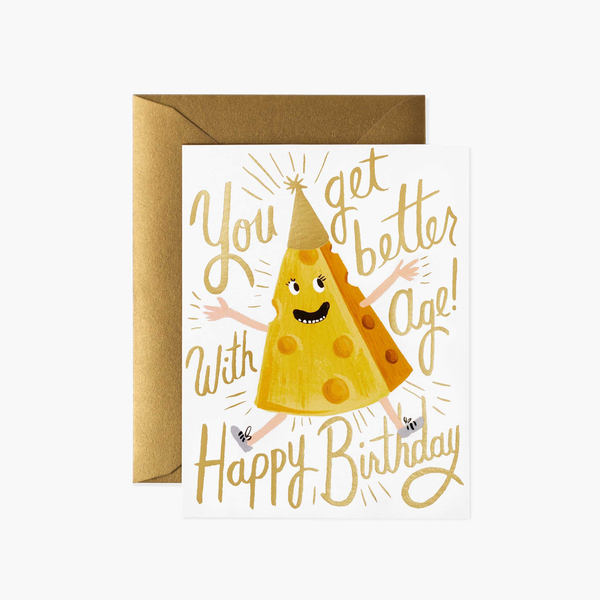 Rifle Paper Co. Better With Age Birthday Card