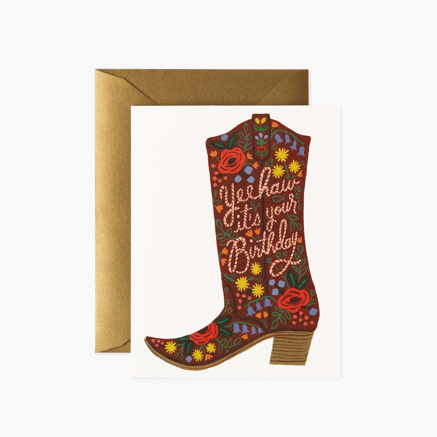 Rifle Paper Co. Birthday Boot Card– The Paper Parlour