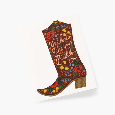 Rifle Paper Co. Birthday Boot Card– The Paper Parlour