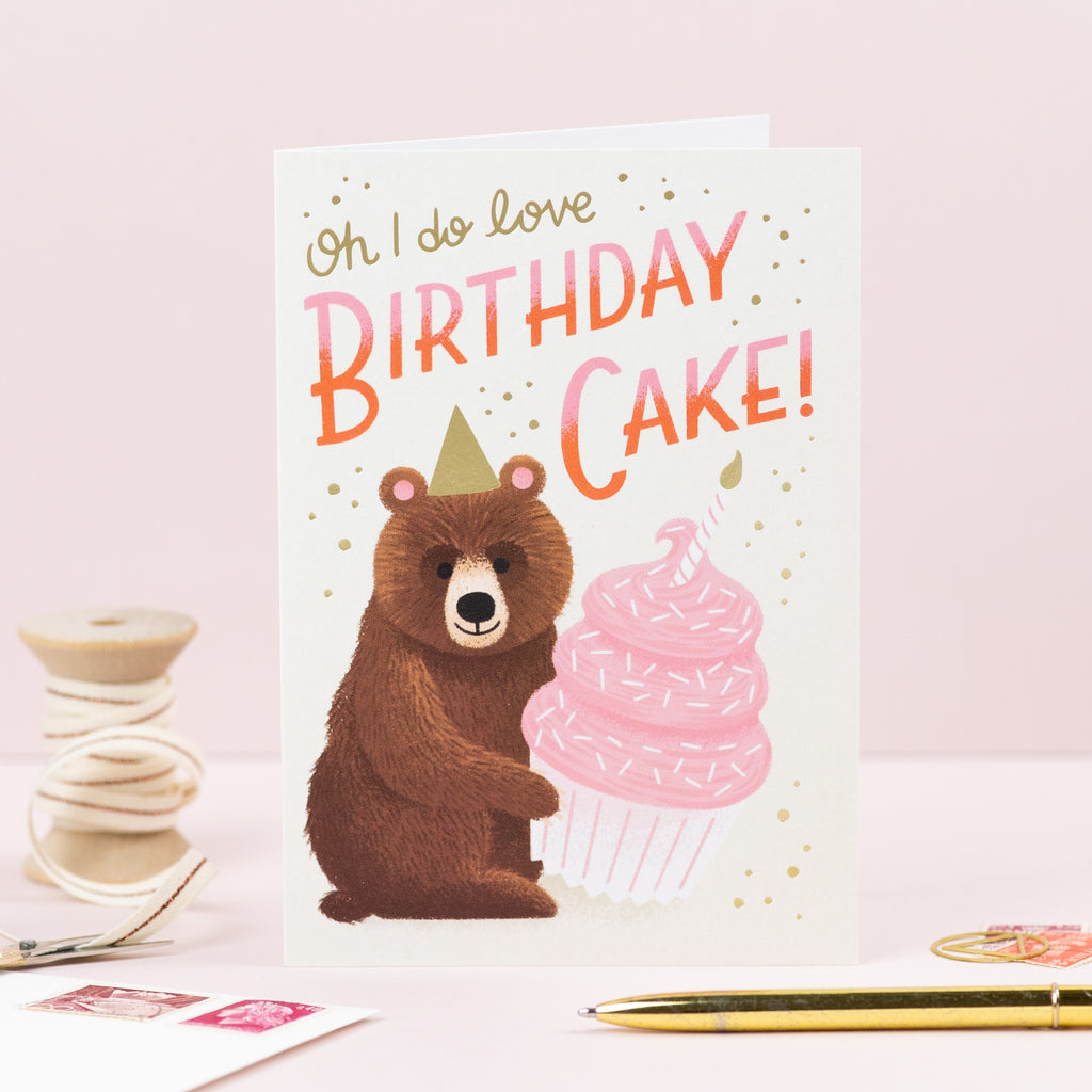 Ricicle Cards Birthday Bear Card