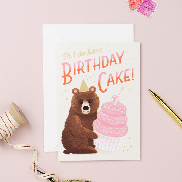 Ricicle Cards Birthday Bear Card
