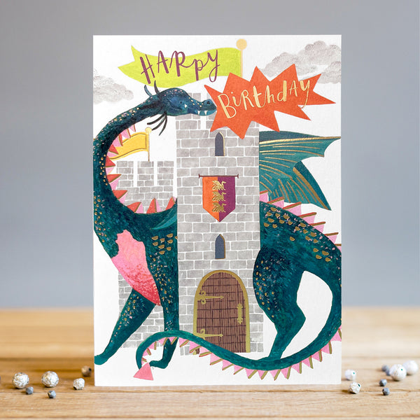 Louise Tiler Birthday Dragon Card