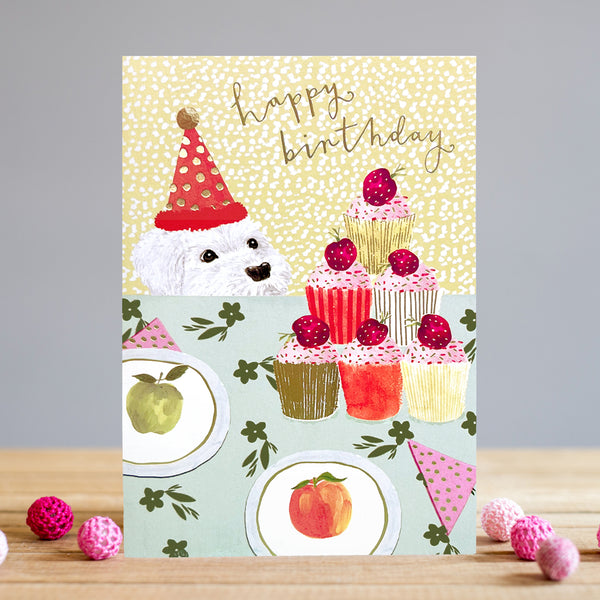 Louise Tiler Birthday Muffins Pooch Card