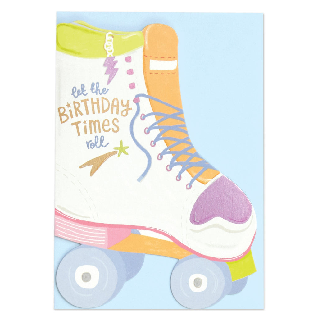 Raspberry Blossom Let The Birthday Times Roll Card