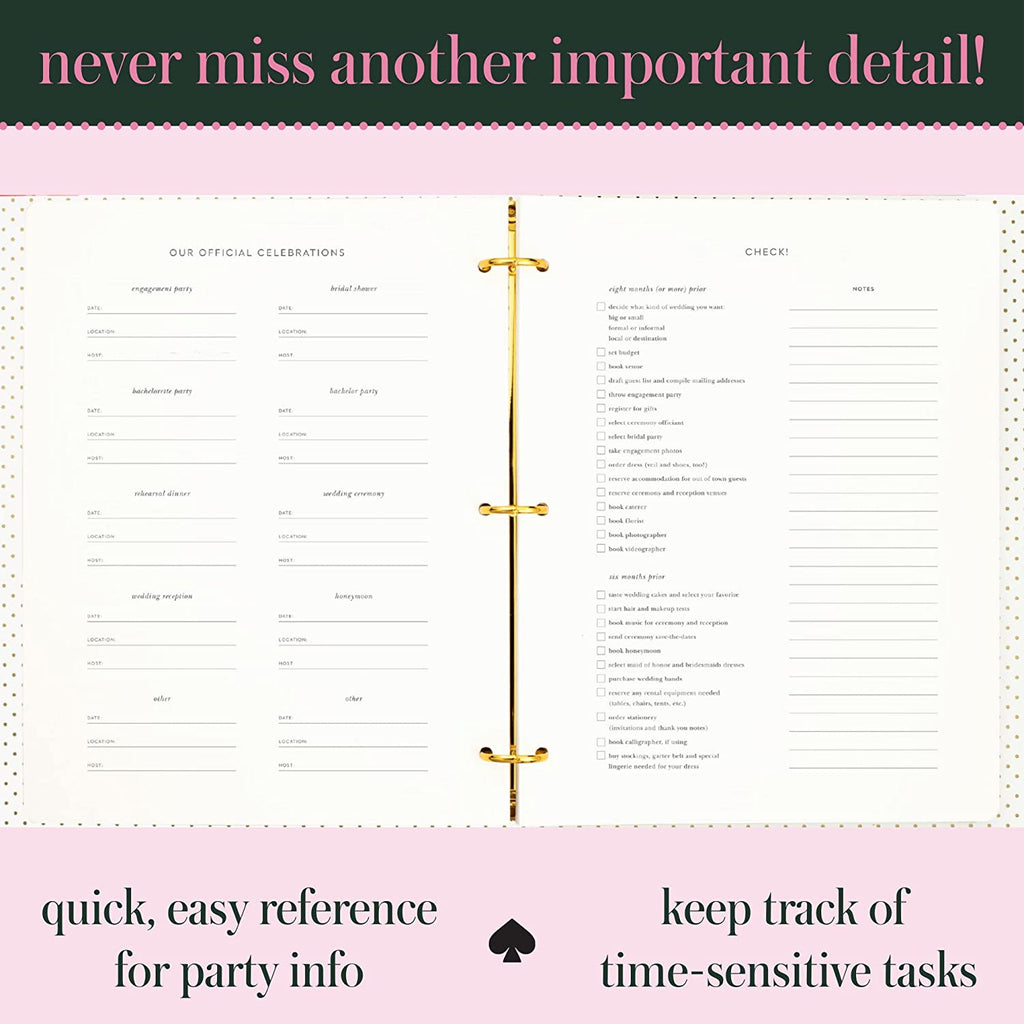 Kate Spade New York Bridal Planner - Blushy Rose