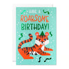 Ricicle Cards Birthday Tiger Card