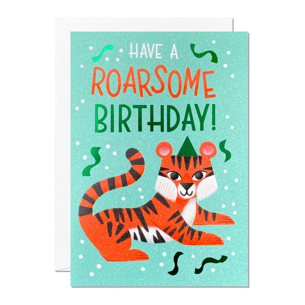 Ricicle Cards Birthday Tiger Card