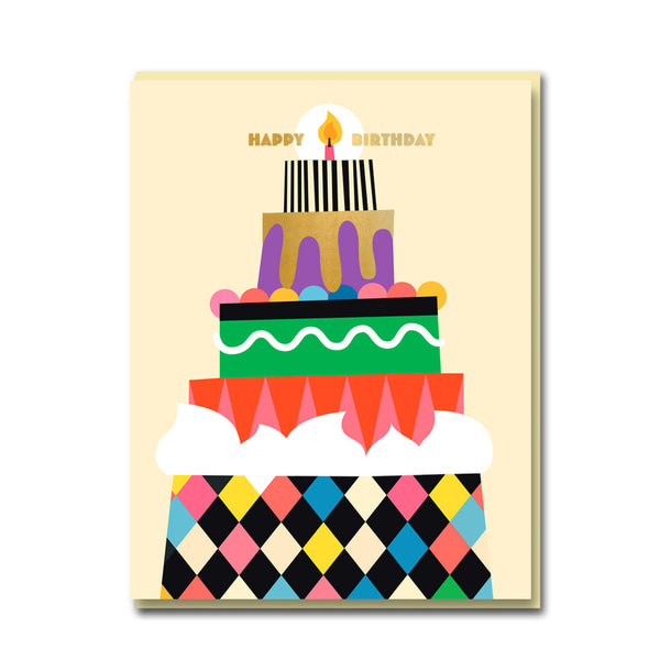 Bureau Alice Cake Tower Birthday Card