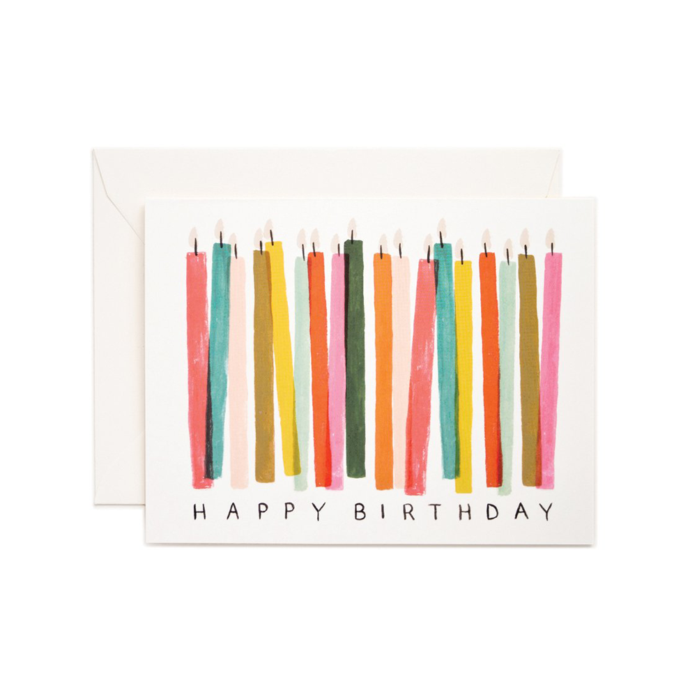 Rifle Paper Co. Birthday Candle Card