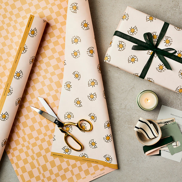 Katie Leamon Chequers & Good Day Gift Wrap