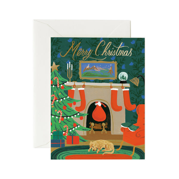 Rifle Paper Co. Christmas Eve Scene Christmas Card SET