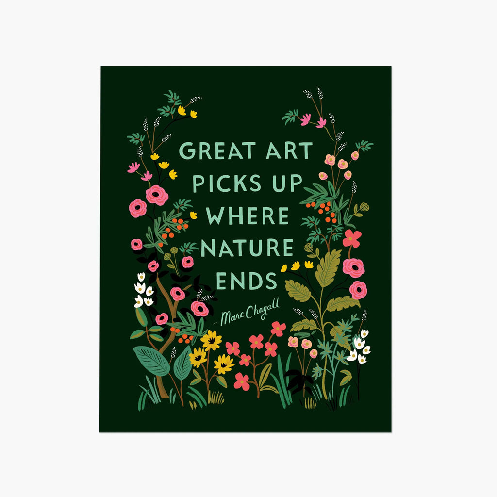 Rifle Paper Co. Chagall Quote Art Print