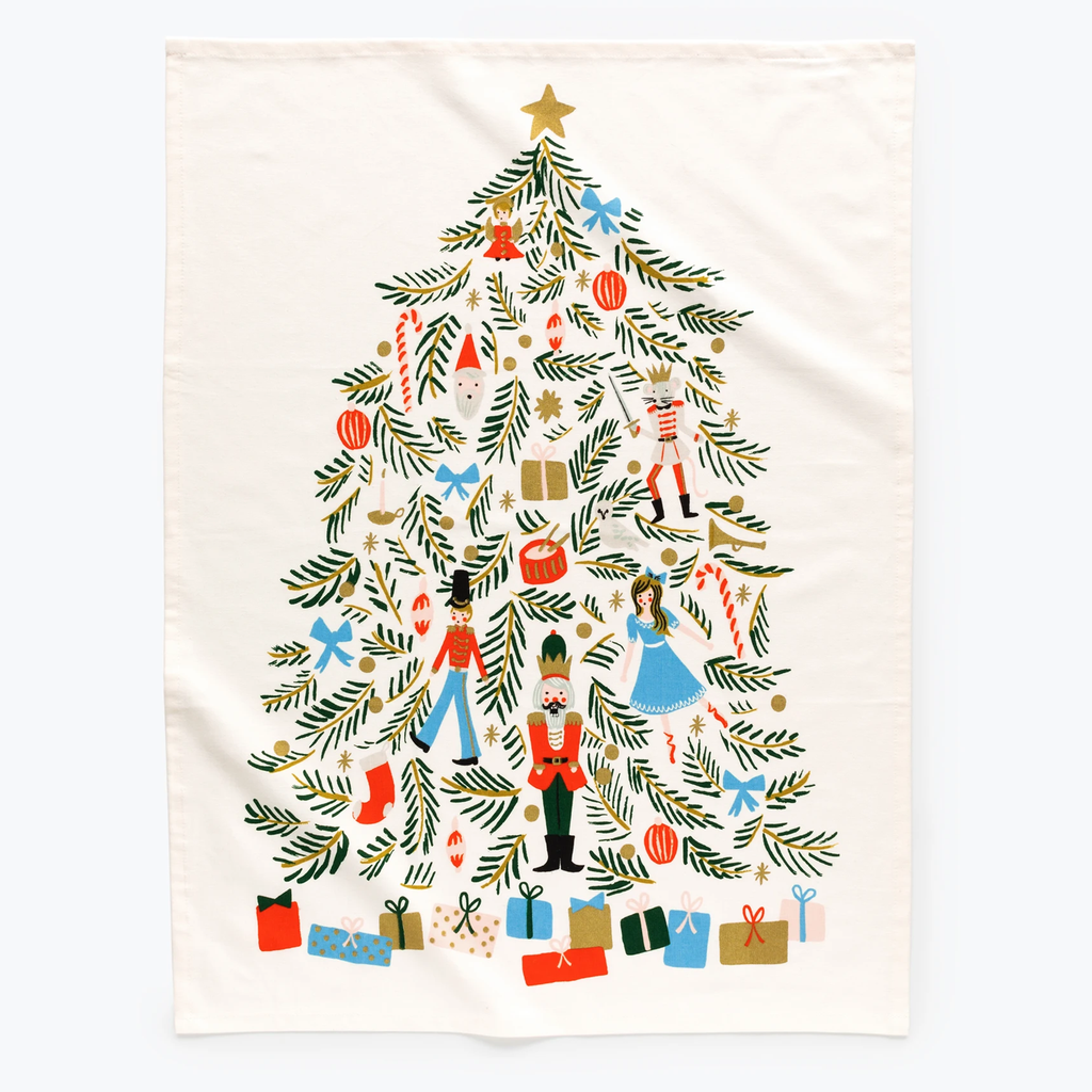 Rifle Paper Co. Christmas Tree Tea Towel