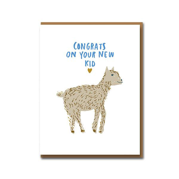 Egg Press Congrats New Kid Card
