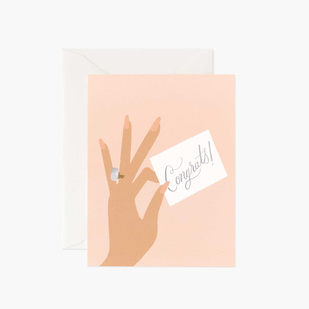 Rifle Paper Co. Congrats Ring Card