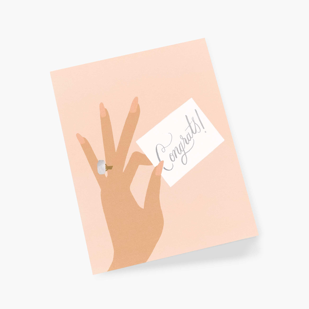 Rifle Paper Co. Congrats Ring Card