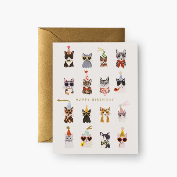 Rifle Paper Co. Cool Cats Birthday Card