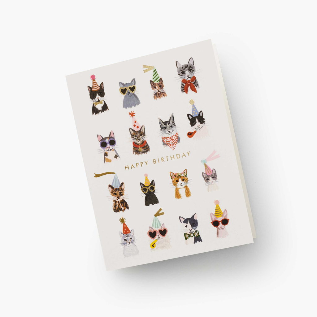 Rifle Paper Co. Cool Cats Birthday Card